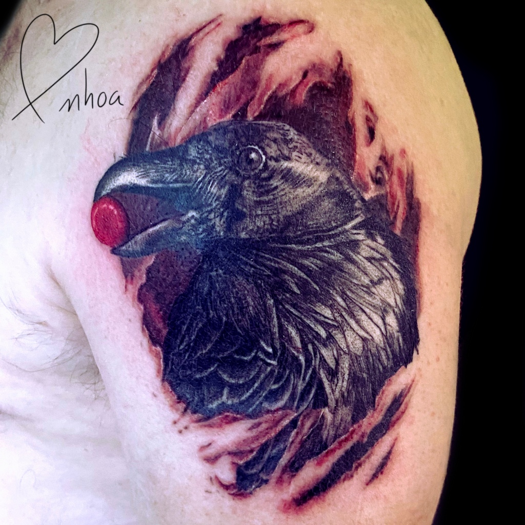 Tatuaje cuervo
